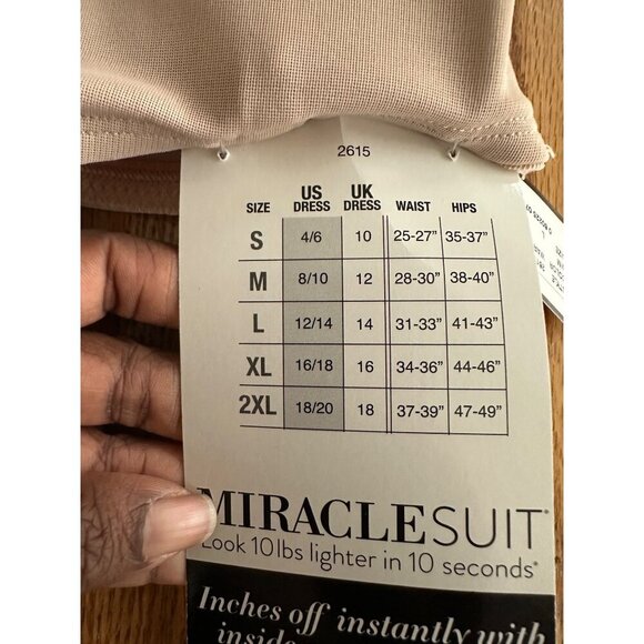 Miraclesuit Womens Extra Firm Control Waist Cincher Warm Beige Size L NWT - Picture 8 of 10